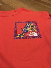 The North Face Year of the Tiger Men’s M Red Long Sleeve T-Shirt