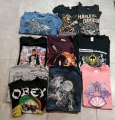 10 Piece Vintage Tshirt Bundle Lot Of Band Tees Y2k Skater Mix RESELLER LOT