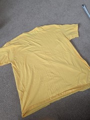 Jet A-1 Red Canoe Piper Cub T-Shirt Mens 2XL Yellow Black Bolt