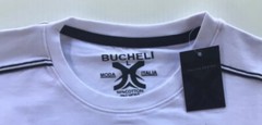 Men’s Bucheli Cotton T Shirt,Italian Style,Slim Fit,Stretch L XL….A4.A
