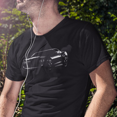 Chevy Camaro ZL1 Mens T Shirt American Musclecar Racing Sports Car Modern Tee
