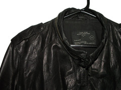 Men’s All Saints AFTERNOON LEATHER SHIRT jacket overshirt M (ref67) £99.99!!!!!