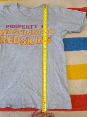 VTG 60s USA Made Property Of Washington Redskins Football Tri-Blend T-Shirt M