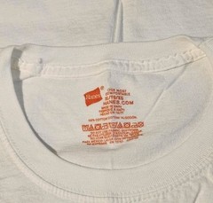 Hanes Men’s White Cotton Tagless Crew Neck T-Shirts Set of 5 NWOT Size XL