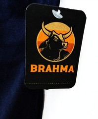Brahma Men’s Blue Sleeveless Chest Pocket Tank Top Muscle T-Shirts Tee Large