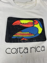 Vintage Costa Rica Toucan T Shirt Sz L Single Stitch Tourist Art Distressed 90s