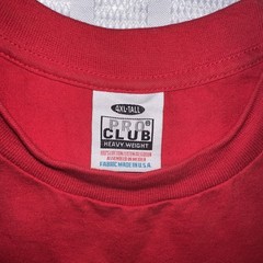 1 PC PRO CLUB SS HEAVY-WEIGHT T-SHIRT (4XLT) Red New Crew Neck Bin A1/4