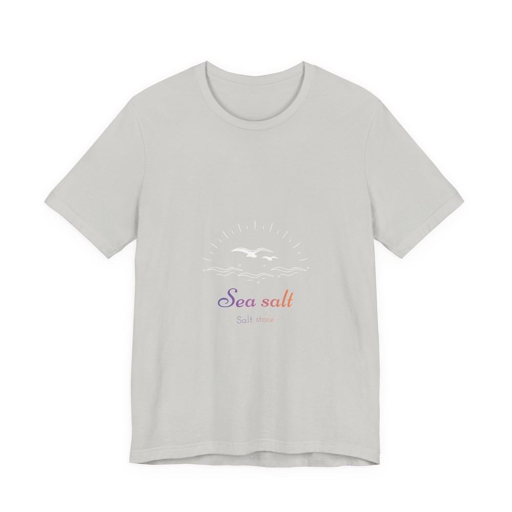 Sea Salt script tee | minimalist pastel text shirt