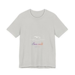 Sea Salt script tee | minimalist pastel text shirt