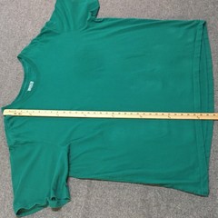 Duluth Trading Co. Men 4XL Shirt Green Relaxed Jersey Tee Longtail 100% Cotton