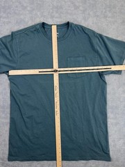 Katin Shirt Mens XL Blue Solid Pocket Tee Tagless Basic Crew Neck Cotton