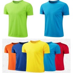 Mens Womens Quick Dry Sports T Shirt Breathable Gym Running Fitness Short Sleeve