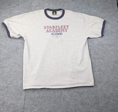 Vintage Star Trek Shirt Mens 2X Raglan Tee The Experience 90s Retro Sci Fi Retro