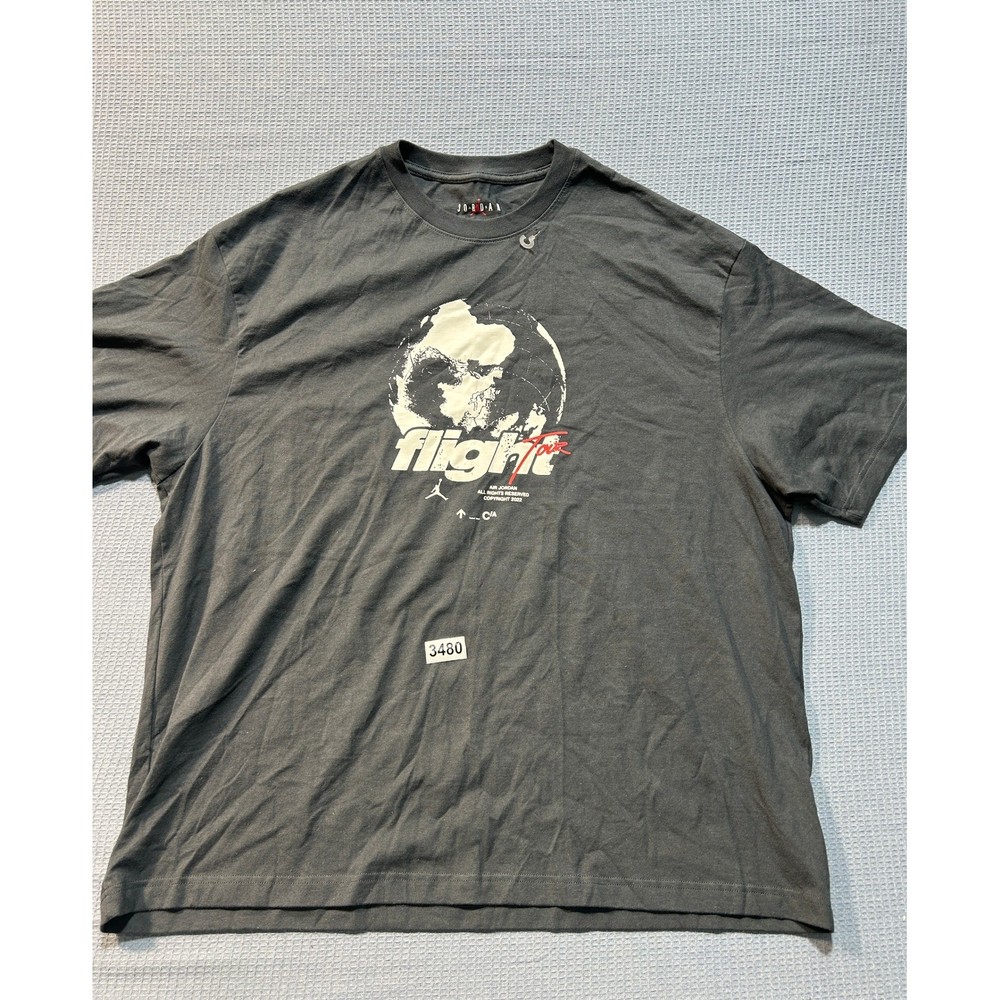 Jordan Flight Tour Graphic T-Shirt Mens Sz XXL Black