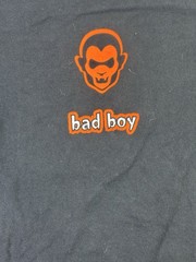 Bad Boy Black T-Shirt XL Streetwear Halloween Its The Thing Orange Dracula VTG