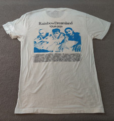 Coin T Shirt Adult Small White Pop Rock Band Music Rainbow Dreamland Tour Tee