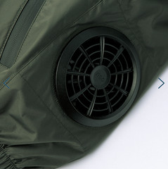 Cooling Jacket KURODARUMA KS-253 Waterproof Washable Fan Set + USB Cable