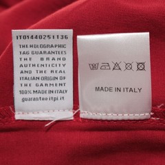 Kired NWT Short Sleeve T-Shirt Size 50 (US M) in Solid Amore Red 100% Cotton