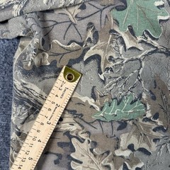 Vintage Ace Sportswear Advantage Camo Shirt Mens L Mock Neck Pocket Made In USA