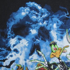Six Flags T Shirt XL Looney Tunes Zombie Horror Halloween Fright Night Marvin