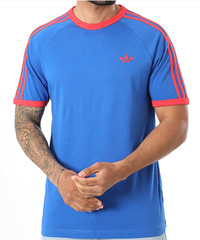 NEW MENS ADIDAS ORIGINALS CALIFORNIA 3 STRIPES TREFOIL SHIRT ~SIZE LARGE #KF353