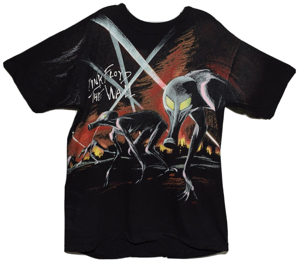 Vintage 1990’s Pink Floyd The Wall All Over Print XL T-Shirt on Winterland Label