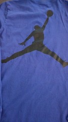 Men’s Air Jordan Breakfast Club Jumpman Long Sleeve T-Shirt-Lapis Blue- Sz Large