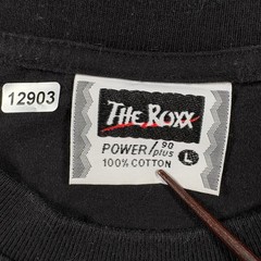 Vintage The Roxx Shirt Mens Large Black Def Leppard Hysteria Rock Band Cotton