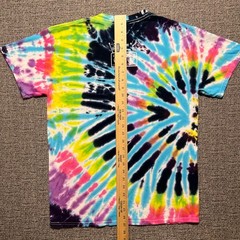 Lysergic Boombox Tie Dye Shirt Mens Medium Colortone Psychedelic Trippy Graphic