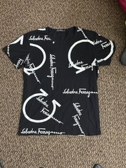 Exellent Salvatore Ferragamo Trending, Unique And High QualitOver Print. Sz Med