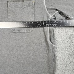 Ariat Rebar Shirt Mens Medium Gray Short Sleeve Pocket Skull Flag Workwear Tee