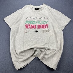 Alexander Wang x Adidas Men’s XL Boxy Oversized Graphic Tee Grey Pro Flex