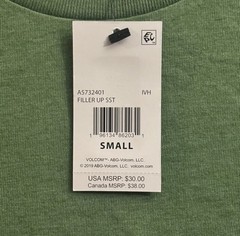 NWT Volcom Mens SMALL Filler Up Floral Stone Graphic Tee – Heather Ivy