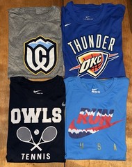 Lot Of 32 Mens Nike T-Shirts Mixed M L XL Light Wear NBA NFL NCAA Etc Athletic