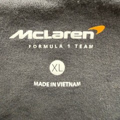 McLaren T-Shirt Formula 1 Racing Team MP4/2C Regular Fit XL Gray Back Graphic