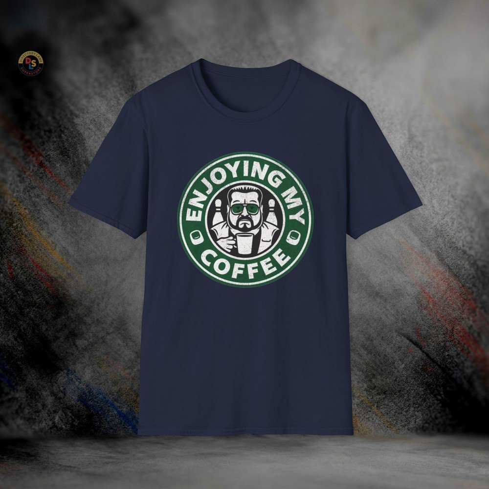 Walter Sobchak Enjoying My Coffee T-Shirt | Softstyle Tee