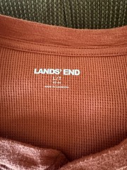 Lands’ End Henleys (NEW/NEVER WORN) L/T + XL/T