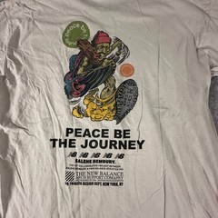 Salehe Bembury x New Balance Long Sleeve Shirt Large Tan Mens Peace Be Journey