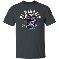 HR manager funny Personalized Unisex T-shirt Custom Human Resources Black