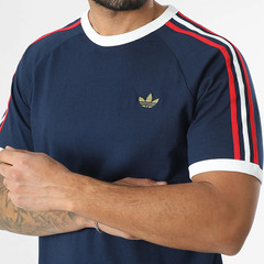 NEW MENS ADIDAS ORIGINALS 3-STRIPES CALIFORNIA TREFOIL SHIRT ~SIZE LARGE #KC863