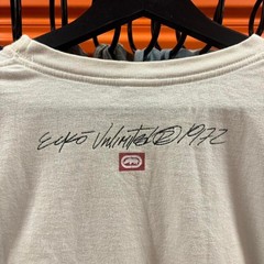 Vintage 90s Ecko Unltd Mosaic Graphic T-Shirt, Skater Grunge, White – XL