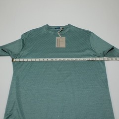Italo Ferretti NWT Short Sleeve Crew Neck T-Shirt Size L in Green 100% Cotton