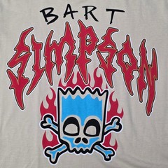 The Simpsons Bart Punk – Officially Licensed Cartoon Graphic T Shirt – Unisex S