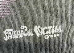 Vintage Fashion Victim 1994 “LOVE NEVER DIES” Black T- Shirt 2X Cotton USA READ