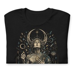 Remember Ancient Wisdom Shirt Sacred Geometry Esoteric Art Ouroboros Tee XS-5XL