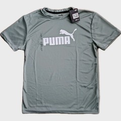 PUMA Logo Men’s Dry Cell Short-Sleeve T-Shirt Green Size Large NEW