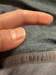 Gerry Short-Sleeve Crew Neck Gray Man’s Shirt, Size L, Comfort, Moisture-Wicking
