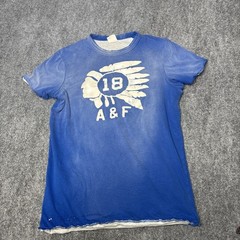 Vintage Abercrombie & Fitch Double Face Reversible Tee A & F Braves Native Small