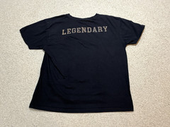 Men’s T-Shirt Short Sleeve Jordan LeBron Kobe Basketball NBA Black – Adult Large