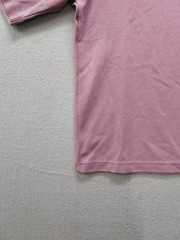 Uniqlo Men T Shirt M Dusty Pink Oversized Short Sleeve Crew Neck Knit Regular